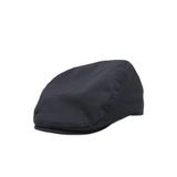 Külah Erkek Kasket Cotton İngiliz Siyah Flat Cap Şapka