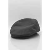 Külah Erkek Siyah Kasket Keten Yazlık Flat Cap Şapka