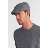 Külah Erkek Yün Flat Cap Kasket