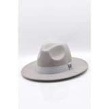 Külah Gri Fötr Şapka, Ayarlanabilir İpli Panama Hat, Erkek