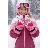 Külah Kız Çocuk Pembe Kayak-Kar Eldiveni – İçi Polar Dolgulu