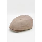 Külah Peaky Blinders Newsboy Şapka, 8 Parça Kasket Fötr, Kahve, 59 CM, Erkek