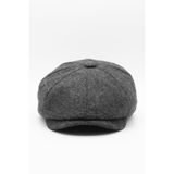 Külah Peaky Blinders Newsboy Trend 8 Parça Kasket Fötr, Füme, 56 CM, Erkek