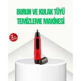 Kulak Burun Tüy Temizleme Makinası Pilli Kırmızı Ergonomik Mir73741298