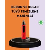 Kulak Burun Tüy Temizleme Makinesi Raks Leo Pilli Kuru Kullanım - 000-Siyah