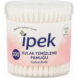 Kulak Çubuğu Pamuğu –%100 Hidrofil Pamuk – Güvenli ve Hijyenik Kullanım – Esnek Çubuk Ya