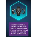 Kulak İçi Kablosuz Bluetooth Kulaklık Ve Nfc Ve Gps Özellikli Akıllı Saat Alarm Ve Titreşim Mir85053768