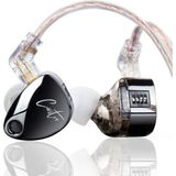 Kulak Monitörü Kulaklıklarında Kz Castor, Hifi Geliştirilmiş Bas Kulak Içi Kulaklık Ses Ayarlama Gürültü Izolasyonlu Iem, Çift Dinamik Sürücü Kablolu - Çok Renkli - Standart
