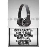 Kulak Üstü Bluetooth Kulaklık Yüksek Ses Kaliteli Ayarlanabilir - Lisinya