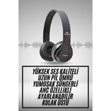 Kulak Üstü Bluetooth Kulaklık Yüksek Ses Kaliteli Ayarlanabilir Midastech - Renkli - 1
