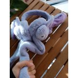 Kulakları Hareket Eden Sesli Peluş Kuromi Peluş Kulaklık Taç