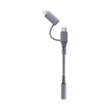Kulaklık, 2'si 1 Arada Type-C ve Lightning To 3.5 mm Aux Dönüştürücü Adaptör KABLOSU-AL5816