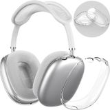 Kulaklık Kılıfı AirPods Max ile Uyumlu Koruyucu Crystal Clear Tpu Cover Şeffaf
