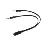 Kulaklik Mikrofon Ayirici 3.5Mm 4457A Splitter Switch Dönüştürücü