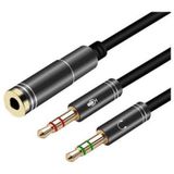 Kulaklık Mikrofon Ayırıcı Aparat 3.5mm Headphone Mic Audio