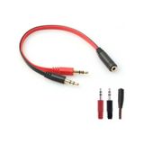 Kulaklık Mikrofon Çoklayıcı 3.5Mm Çoklu Splitter Swıtch Dönüştürü