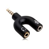 Kulaklık Mikrofon Çoklayıcı 3.5Mm Jack Splitter Switch Dönüştürüc