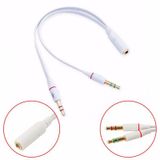 KULAKLIK MİKROFON ÇOKLAYICI 3.5mm SPLİTTER SWITCH DÖNÜŞTÜRÜCÜ ADAPTOR