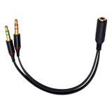 Kulaklık Mikrofon Çoklayıcı 3.5Mm Splitter Switch Dönüştürücü