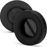 Kulaklık Pedi ve Yastığı - 65-110 Mm, 7-10 cm Çeşitli Boyutlar - 85 mm x 85 mm Siyah Deri