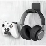 Kulaklık Standı 1 Adet Kulaklık Tutucu Kol Standı Kumanda Standı Bantlı Ps4 Ps5 Xbox Uyumlu Siyah