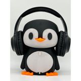 Kulaklık Standı - Kulaklık Aksesuarı Veya Dekorasyon - Penguen (Kutulu) - Renkli
