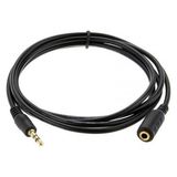 Kulaklık Uzatma Kablosu 3.5mm Stereo Dişi Erkek Aux Uzatma Kablosu 3m - Siyah
