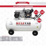 Kuletaş 200 Litre Hava Kompresörü 3 Hp Çift Pistonlu HM-V-0,16