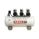 Kuletaş Hava Kompresörü Yağsız Sessiz 100 Litre Üç Motorlu 3 Hp