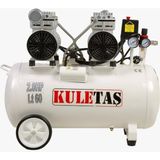 Kuletaş Yağsız Kompresör 60 Litre 2 Hp Çift Motor 8 Bar Basınç Süper Sessiz Kullanım