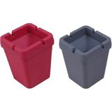 Kullan At Kokusuz Kare Ikili Set Küllük Ev/ofis/araç 10X8X8 cm - Renkli