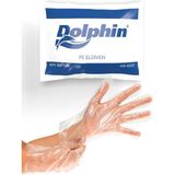 Kullan At Market Dolphin Şeffaf Eldiven Pe 100'LÜ Paket - Çok Renkli