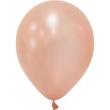 Kullan At Market Metalik Balon Bakır Rose Gold Renk 3,8cm x 10,5cm 36 Adet (12 inc) 100 Adet