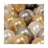 Kullan At Party Gemar 30 Adet Balon Metalik Renkler Beyaz - Gold - Gümüş