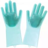 Kullanıma Uygun Sihirli Isıya Dayanıklı Silikon Çok Amaçlı Bulaşık Eldiven Fırçası Magic Gloves