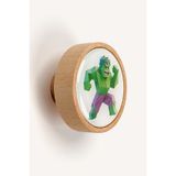 Kulpingo Hulk Origami Tarzı Ahşap Çocuk Odası Kulpu