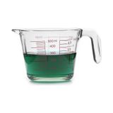Kulplu Cam Beher 500 ML - Cam Ölçü Kabı - Multi Ölçekli - 2 Cup