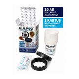 Külpod Kokusuz Kullan At Jel Küllük - Su ile Aktifleşen Kül ve Koku Emici Kartuşlu Küllük Dumansız Hijyenik Küllük