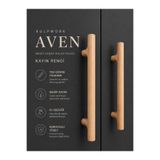 Kulpwork Aven Kayın Renk Masif Ahşap Mobilya Mutfak Dolap ve Çekmece Kulpu Natural 96mm 128mm 160mm (9,6cm 12,8cm 16cm)