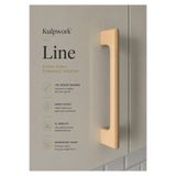 Kulpwork Masif Ahşap Dolap Kulpu (Line Model) 96mm 128mm 160mm
