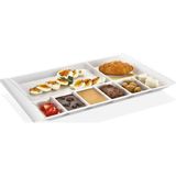 Külsan 109.PW - 8 Bölmeli 2'li Tabldot Kahvaltılık Seti 41X26 cm, Thermoset Melamin