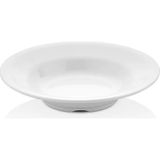 Külsan 1219.PW - Classic 6'lı Beyaz Çukur Tabak Seti 19 cm, Thermoset Melamin