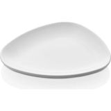 Külsan 6120.PW - Bermuda 4'lü Beyaz Tatlı ve Pasta Tabak Seti 20X15,5 Cm, Thermoset Melamin - 20 x 15,5 cm