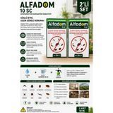 KULSAN Alfadom 10 Sc 2’li Set Konsantre Haşere Ilacı 50 ml + 50 ml | Sivrisinek, Karasinek, Hamamböceği, Kene ve Akrep Etkili