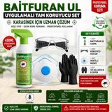 KULSAN Baitfuran Ul 450 ml Uygulamalı Tam Koruyucu Set – Karasinek Için Uzman Çözüm | Koruyucu Gözlük + Ventilli Maske + Eldiven Hediyeli