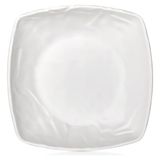 Külsan M7221.CW - Carre Matt 6'lı Krem Beyaz Kare Çukur Yemek Tabak Seti 21X25 Cm, Thermoset Melamin - 21 x 35 cm