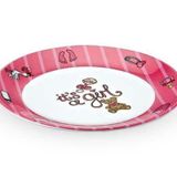 Külsan Thermoset Pembe 19 cm Kırılmaz Mama Tabağı- Bebek Tabağı