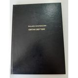 Kültür Matbaası Sulama Kooperatifi Ortak Pay Defteri 600 Sayfa