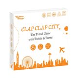 Kulture Games Kültür Oyunları Clap Clap City - Bükümlü Seyahat Oyunu - Dünya Hakkında Bilgi Edinin - Gençler ve Yetişkinler için Aile Oyunu - Blöf, Strateji, Eğitici, Eğlenceli Kart Oyunu