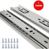 Kulvaravm 30Cm Çekmece Rayı Çekmece Kızağı Mobilya Rayı
